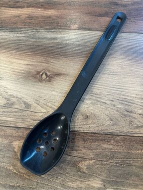 Rubbermaid Black Slotted Cooking Spoon